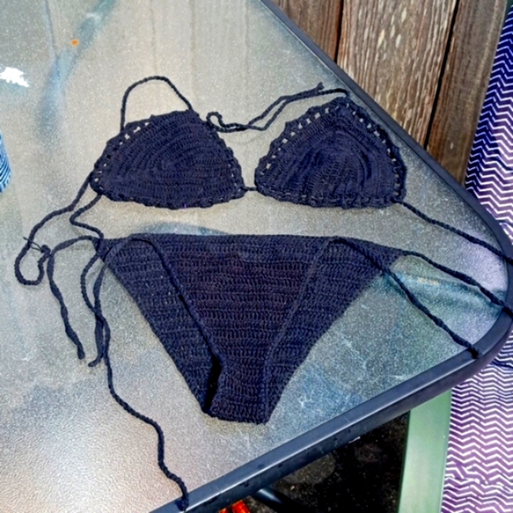 Crocheted bikini